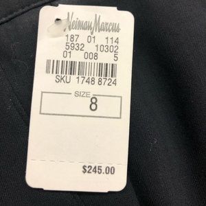 NWT Neiman Marcus ladies black pants by Zanella size 8